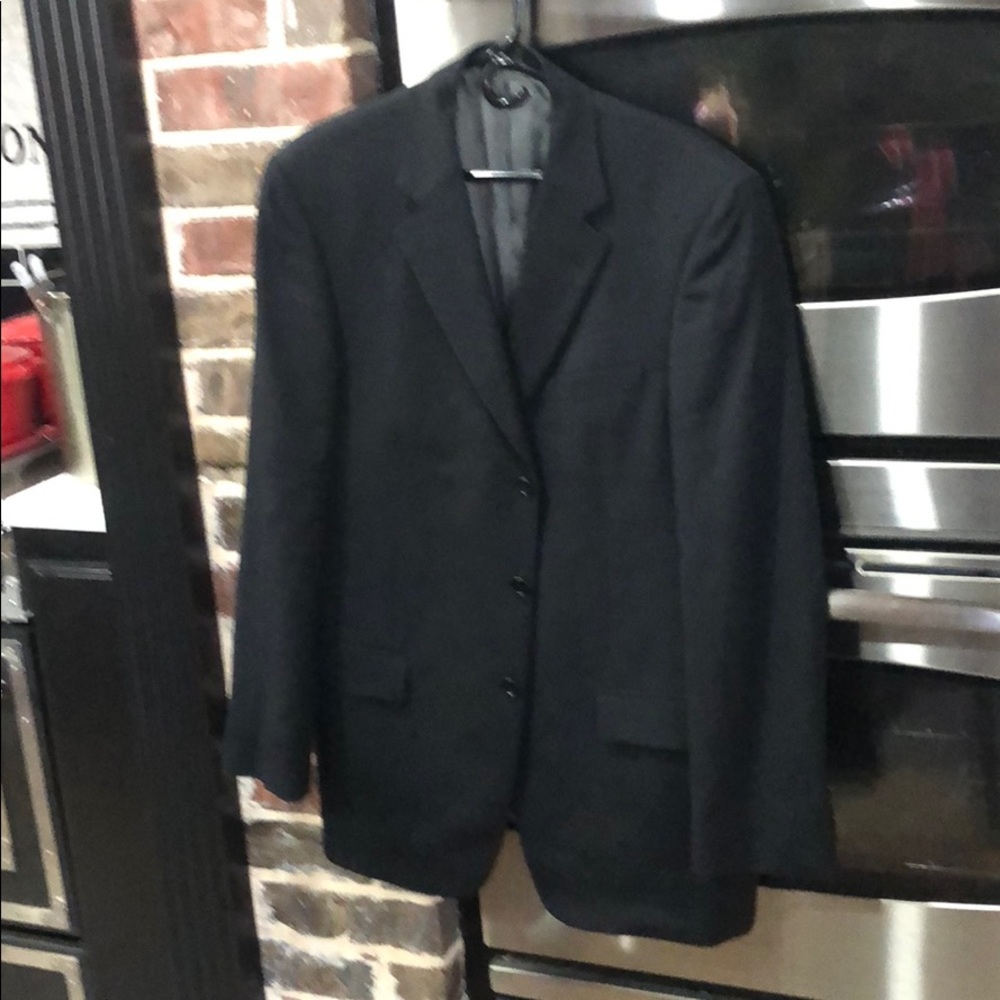 Men’s black wool sport coat